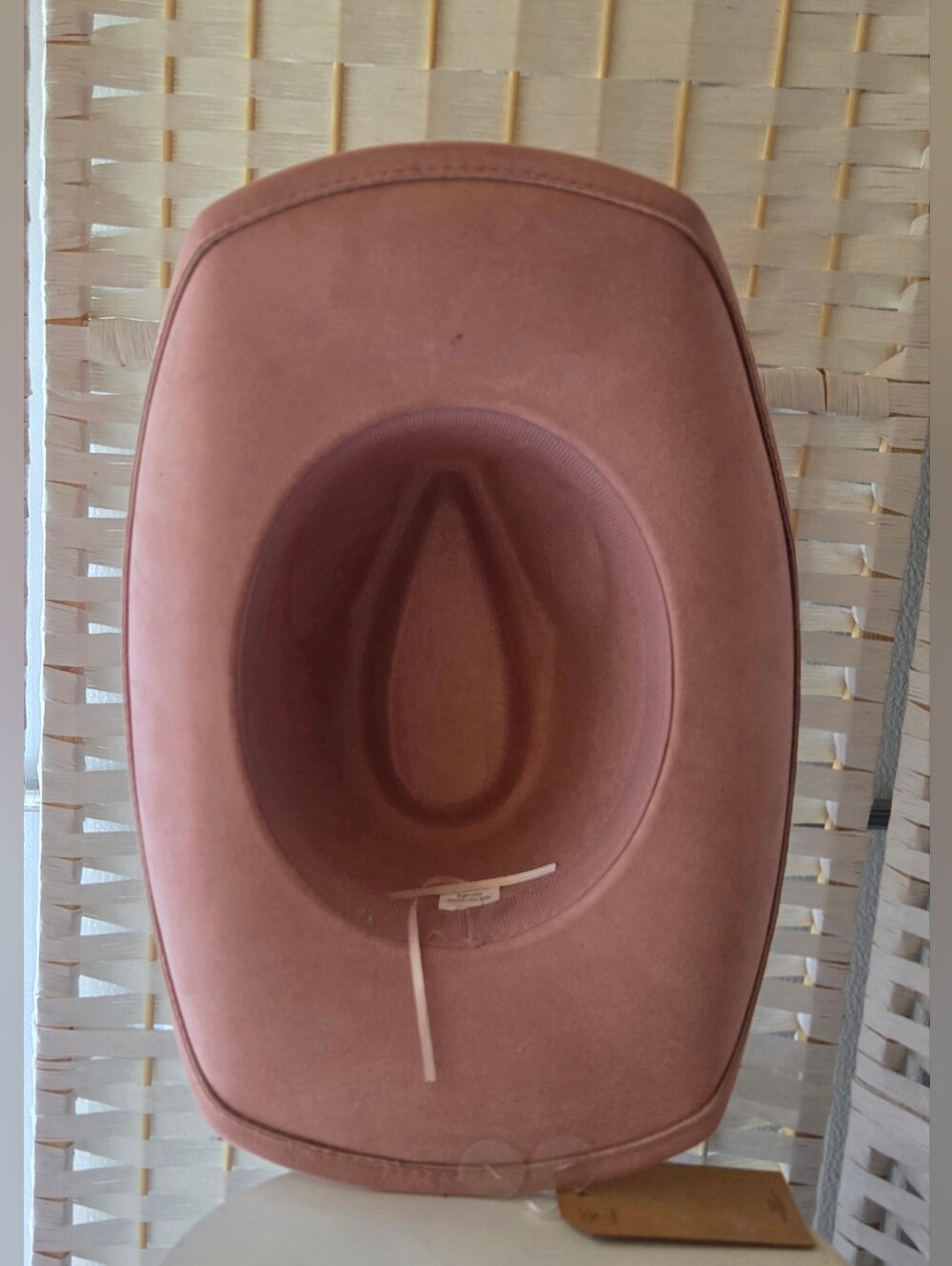 TWIG & ARROW Dusty Rose RHINESTONE Bow Cowboy Hat - Picture 5 of 7